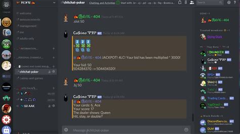 discord gambling bot commands